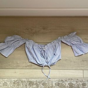 Women’s Off the Shoulder Crop Top